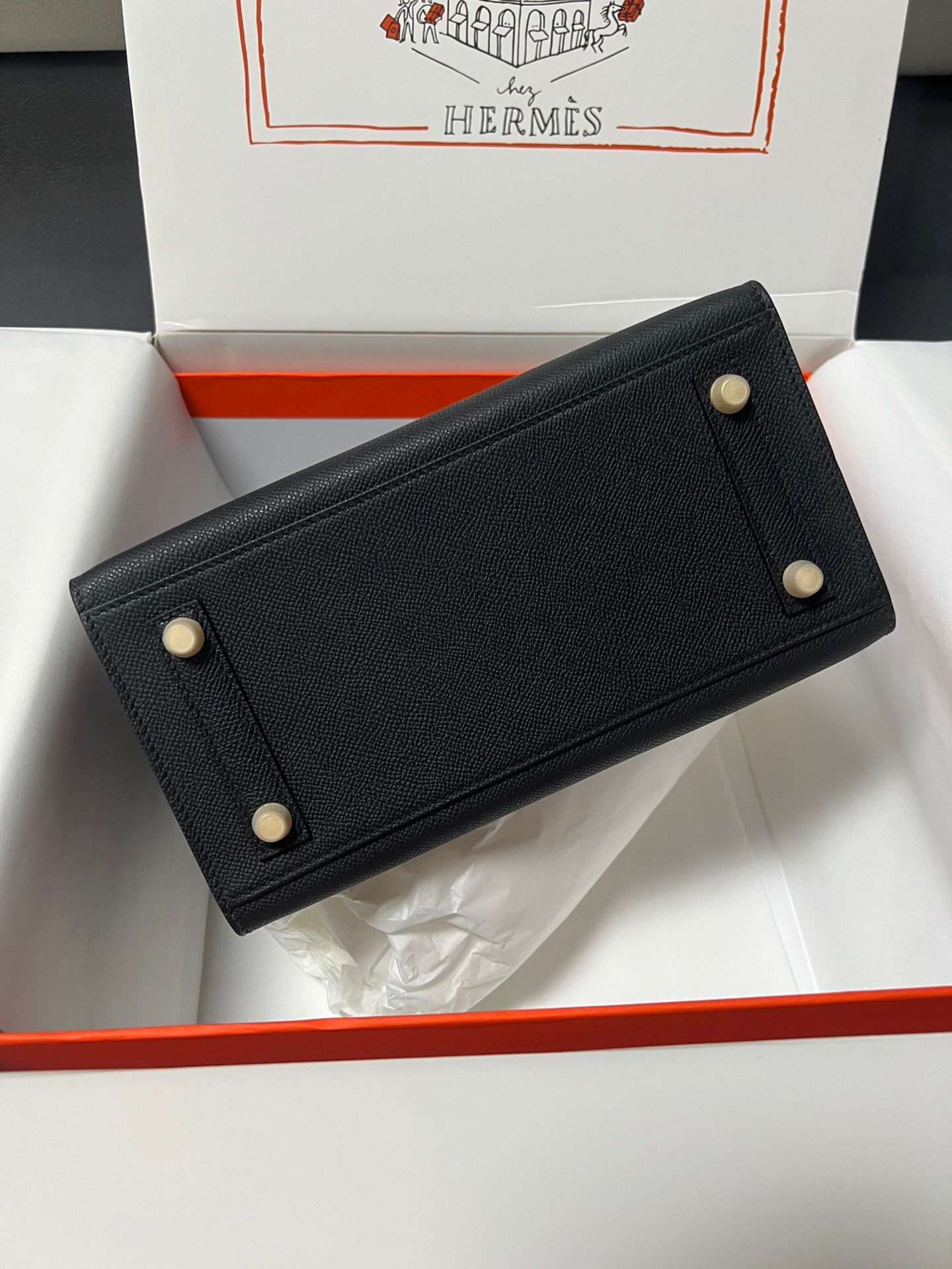 Hermes Birkin Sellier Black Epsom Leather Gold Hardware
