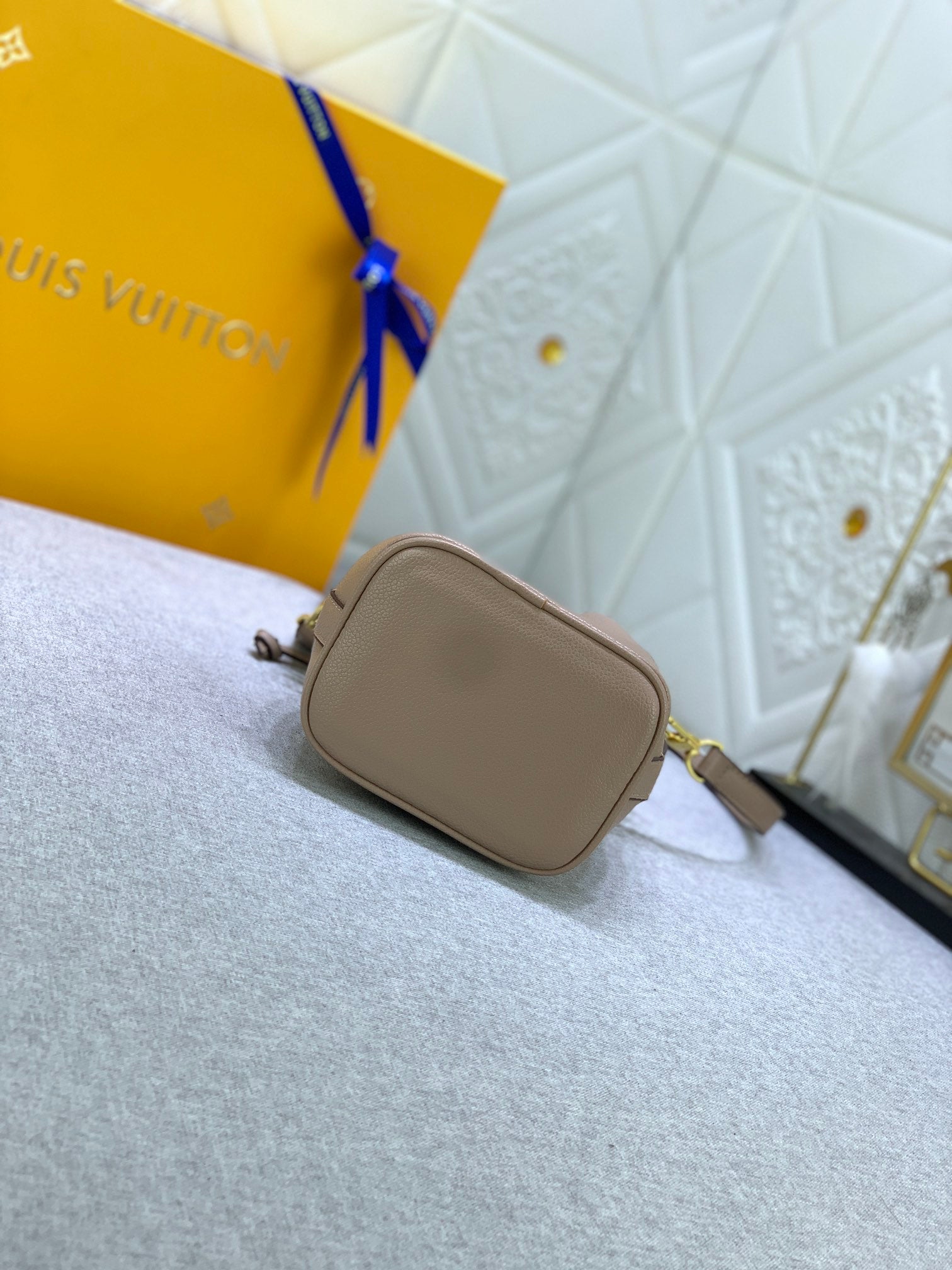 Louis Vuitton Nano No  Tourterelle Gray 16Cm