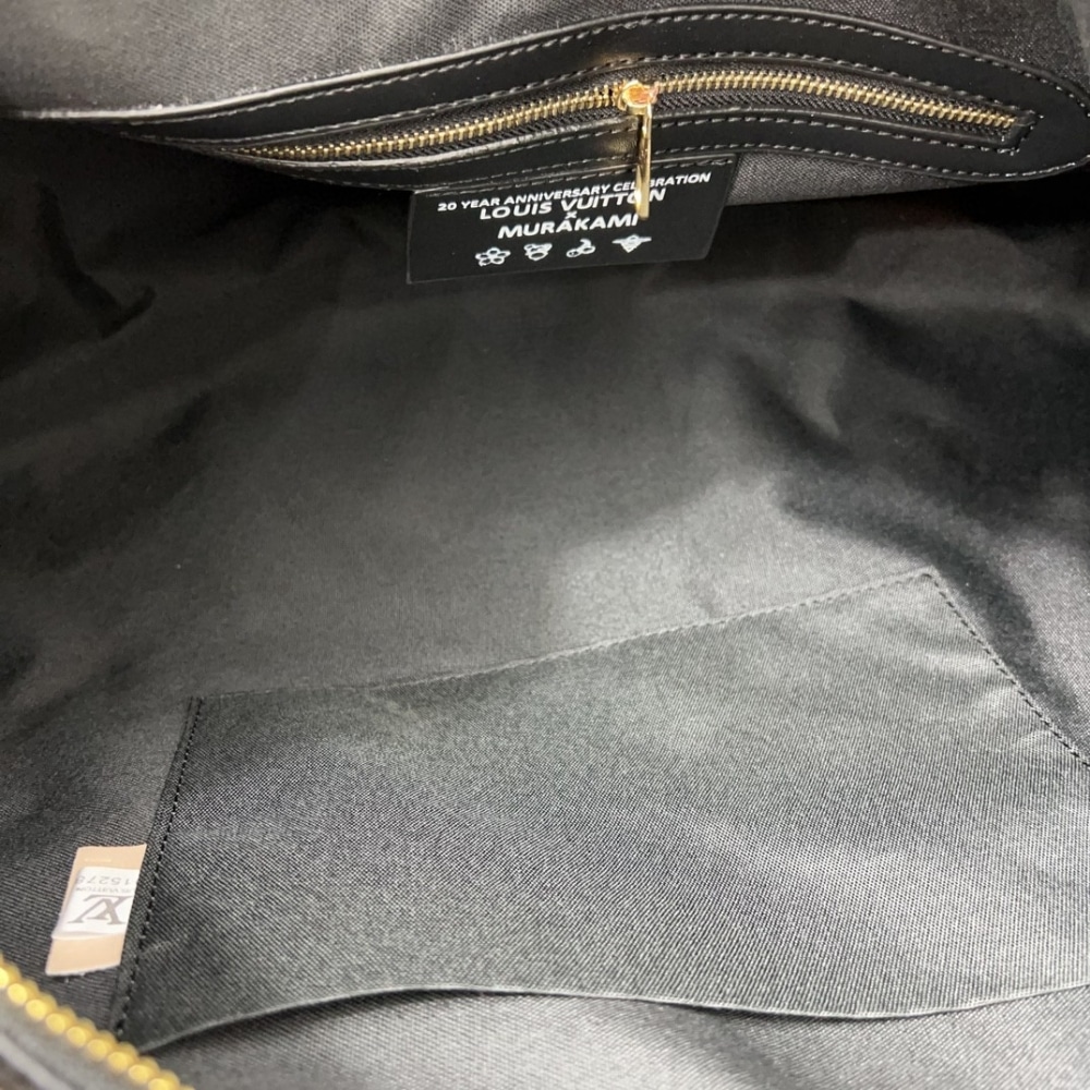Louis Vuitton X Takashi Murakami Keepall Black 50Cm