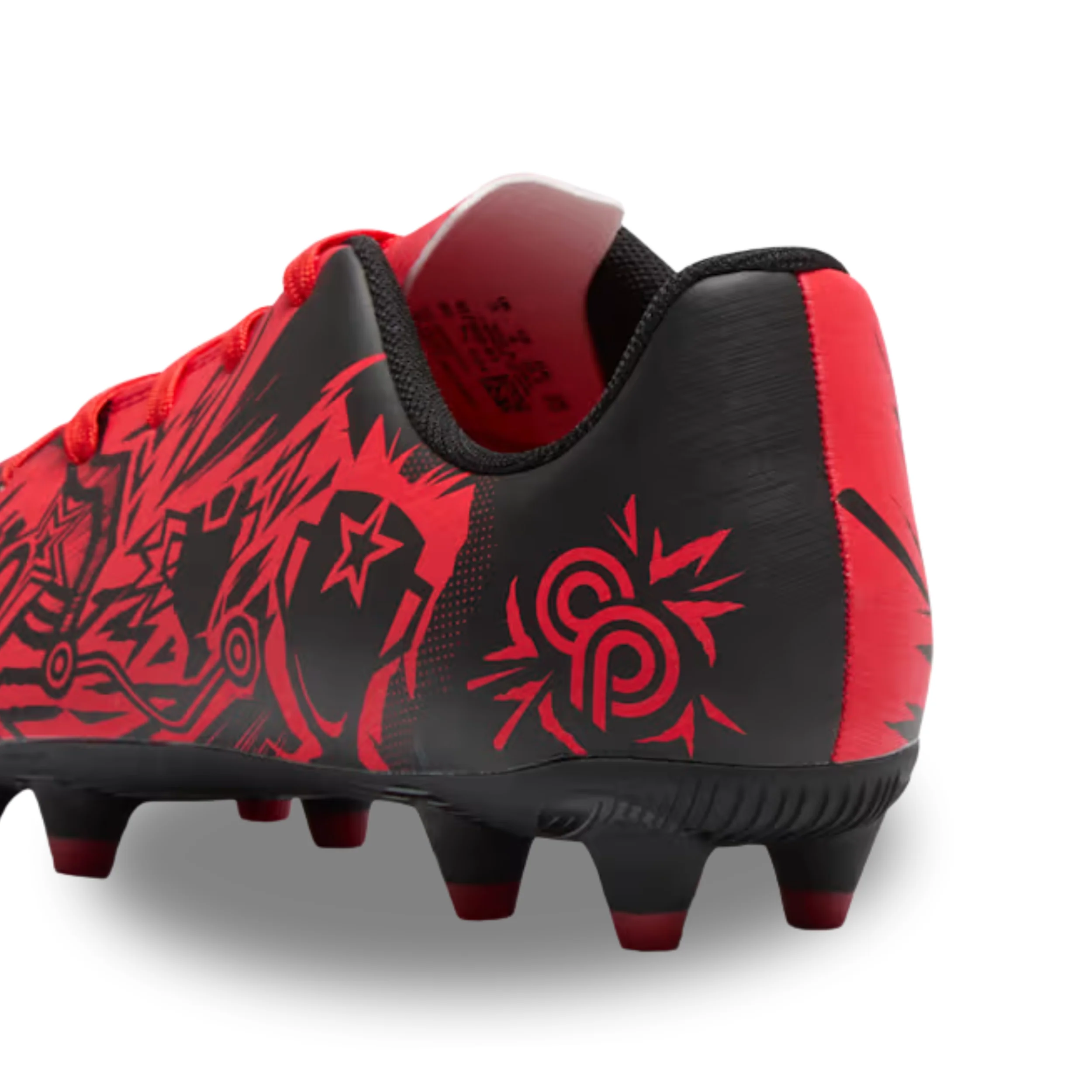 PUMA x Christian Pulisic Youth Tacto II FG/AG Soccer Cleats (Red/Black)