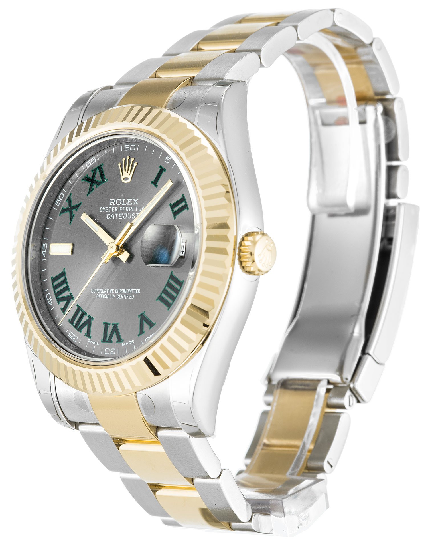 Rolex Datejust II 41mm Grey Dial 116333 “Wimbledon” Oyster