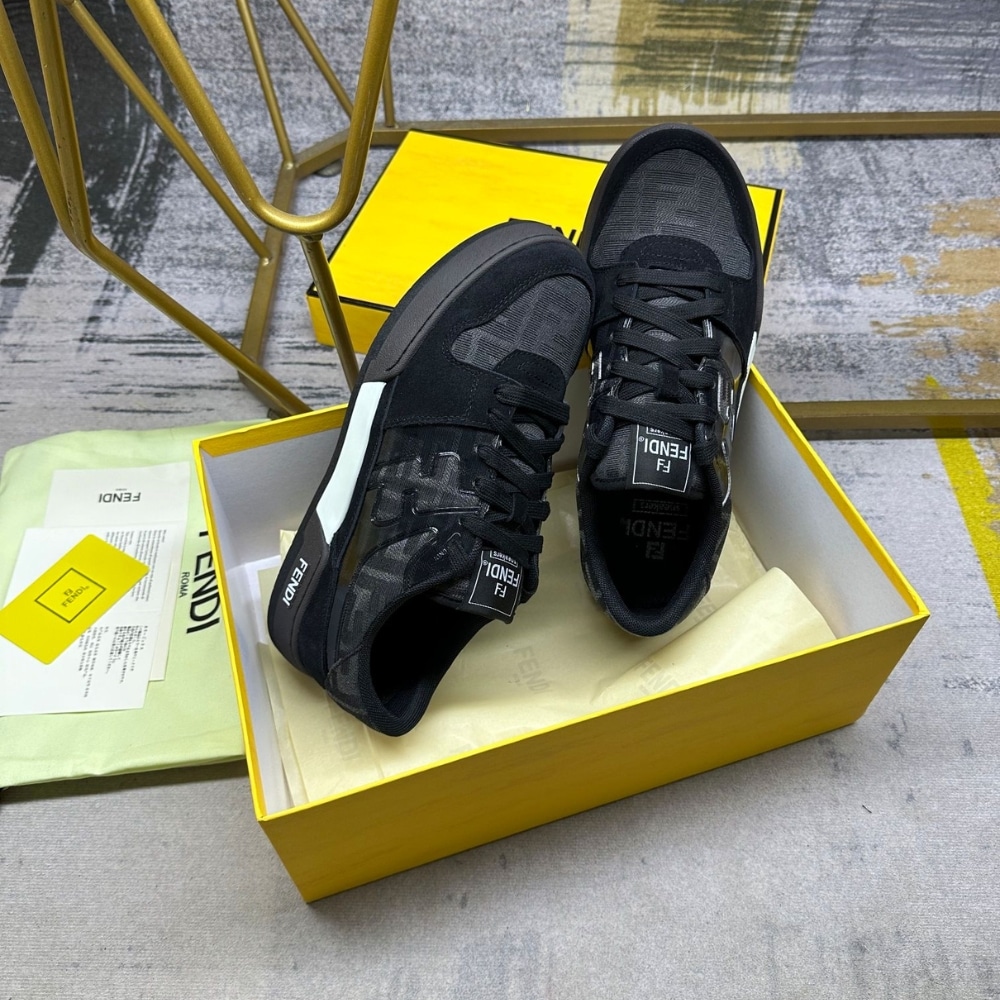 Fendi Match Sneakers Black 7E1688Aq6If1R71