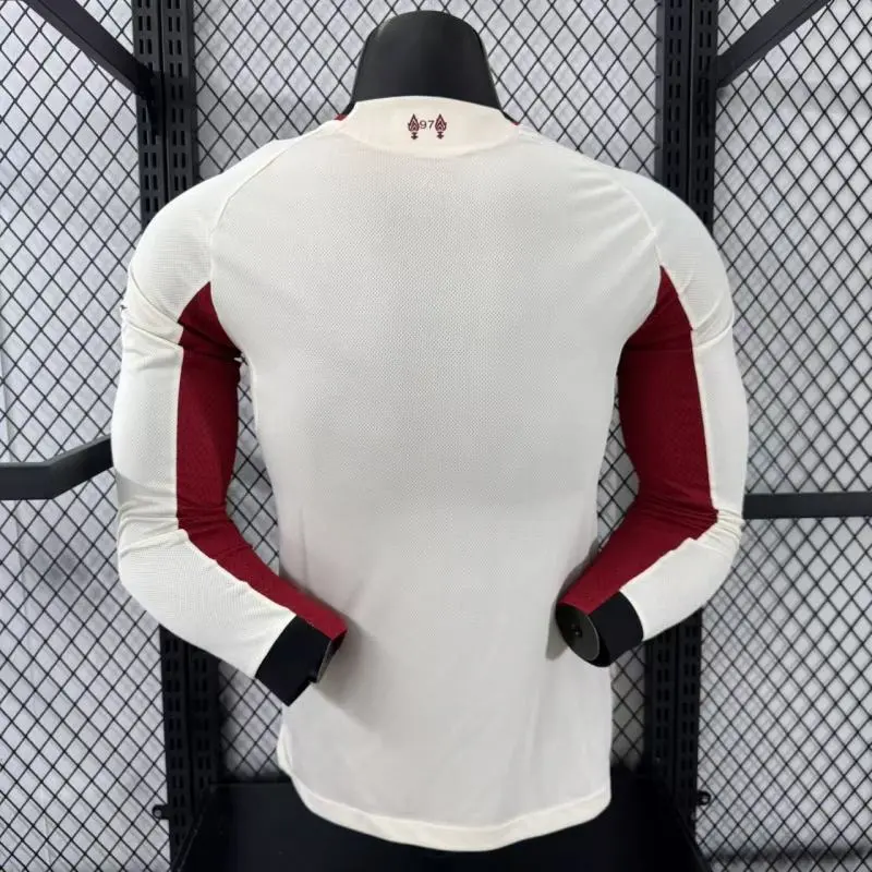 Player 2025-26 Liverpool Away Long sleeves Football jersey