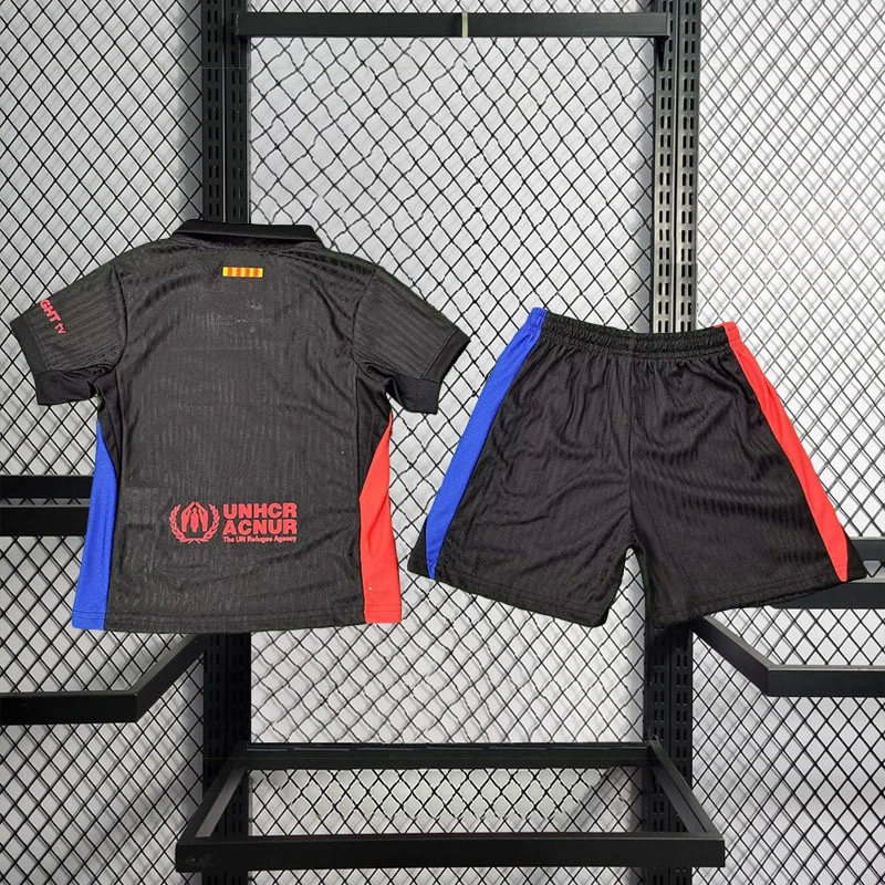 Player 2024-25 Barcelona Away Kids football jersey Player KIDS