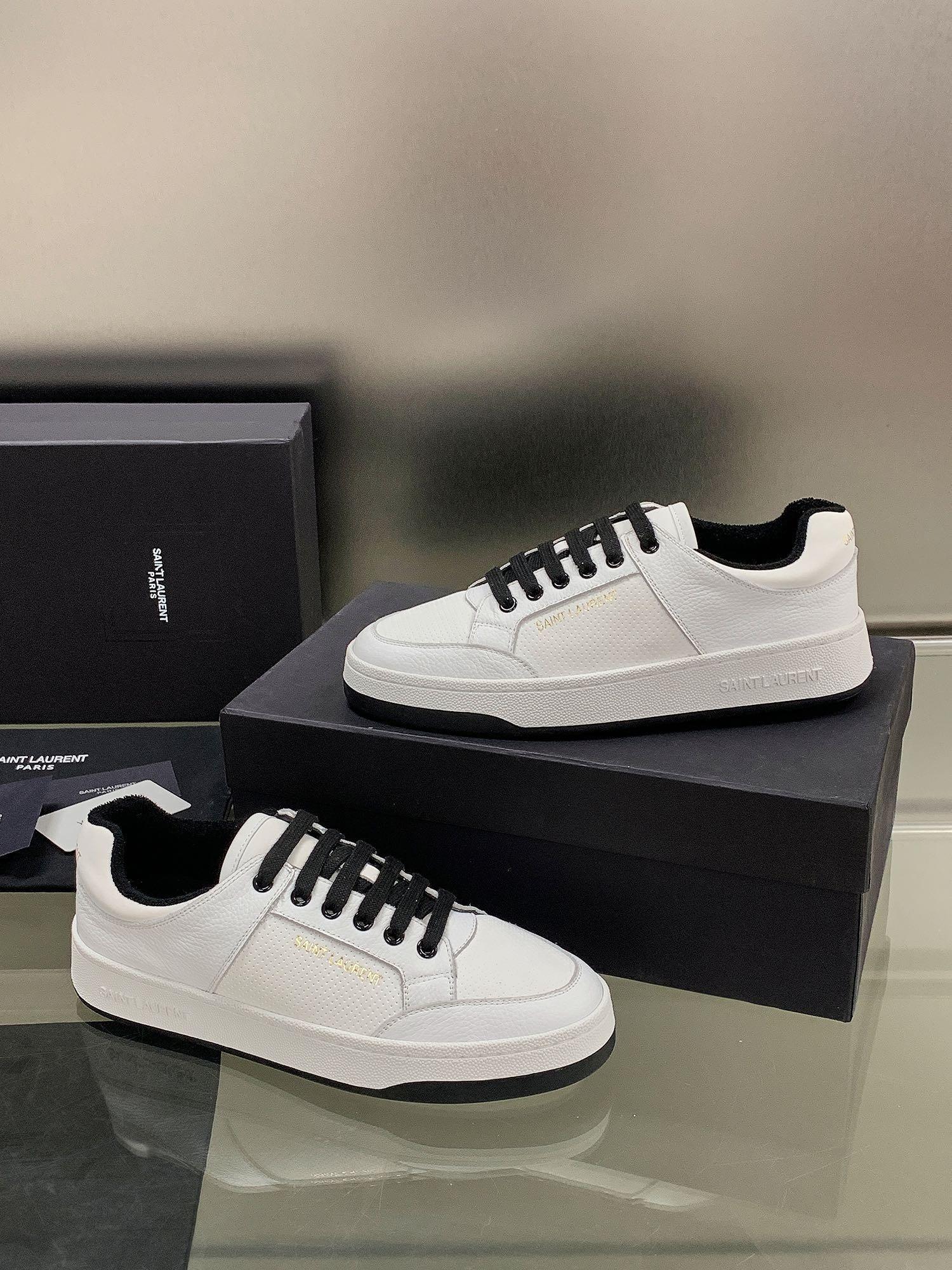 YSL SL/61 SNEAKERS IN PERFORATED LEATHER