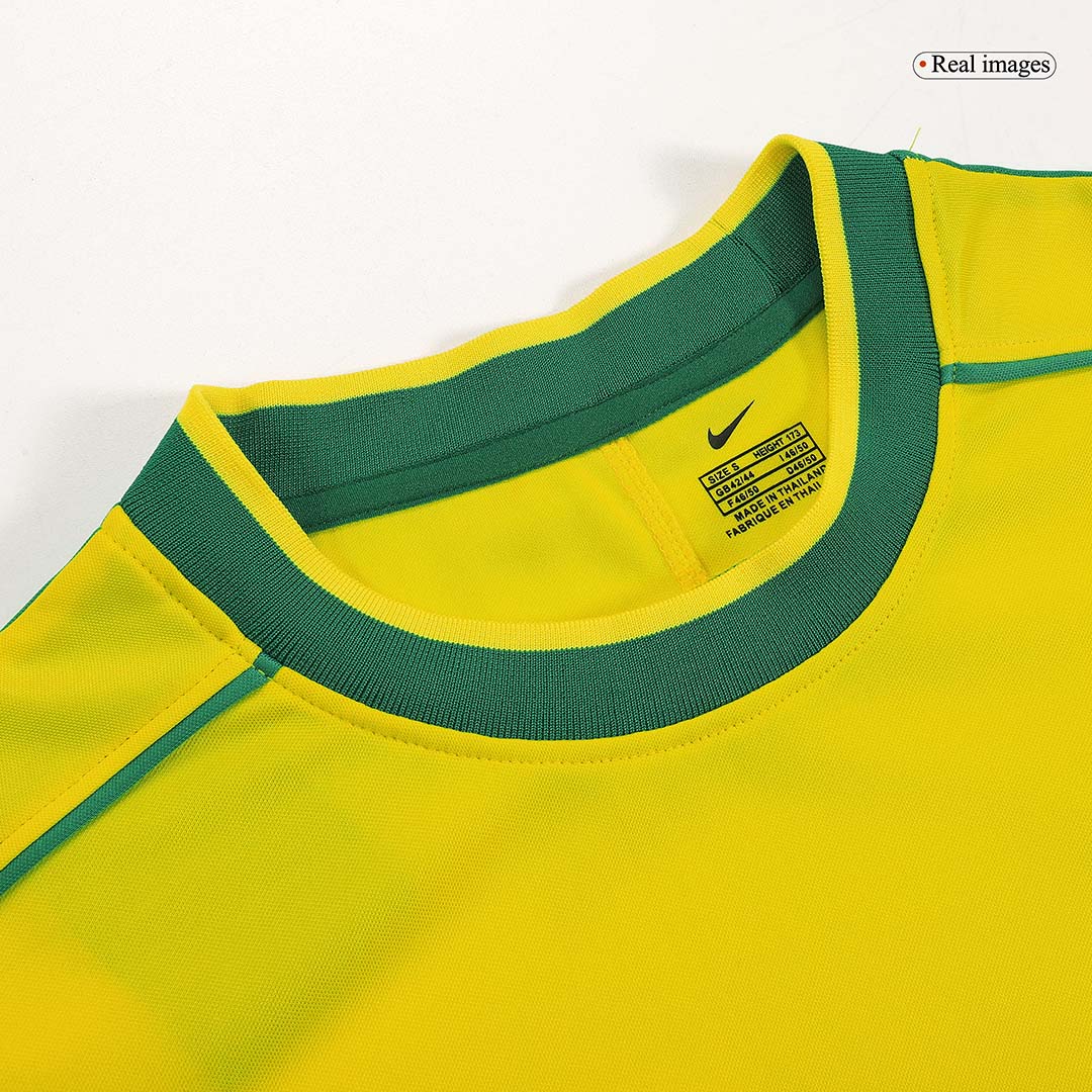 Brazil 1998 Home Retro Football Jersey