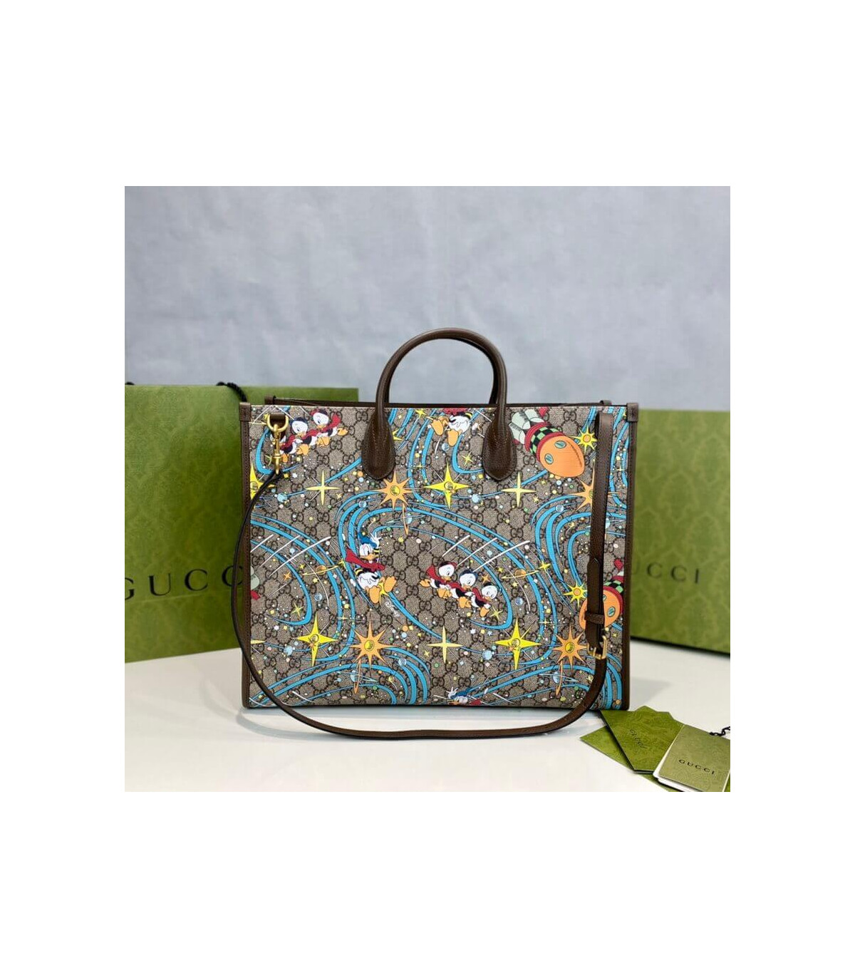 Disney x Gucci Donald Duck Tote Bag