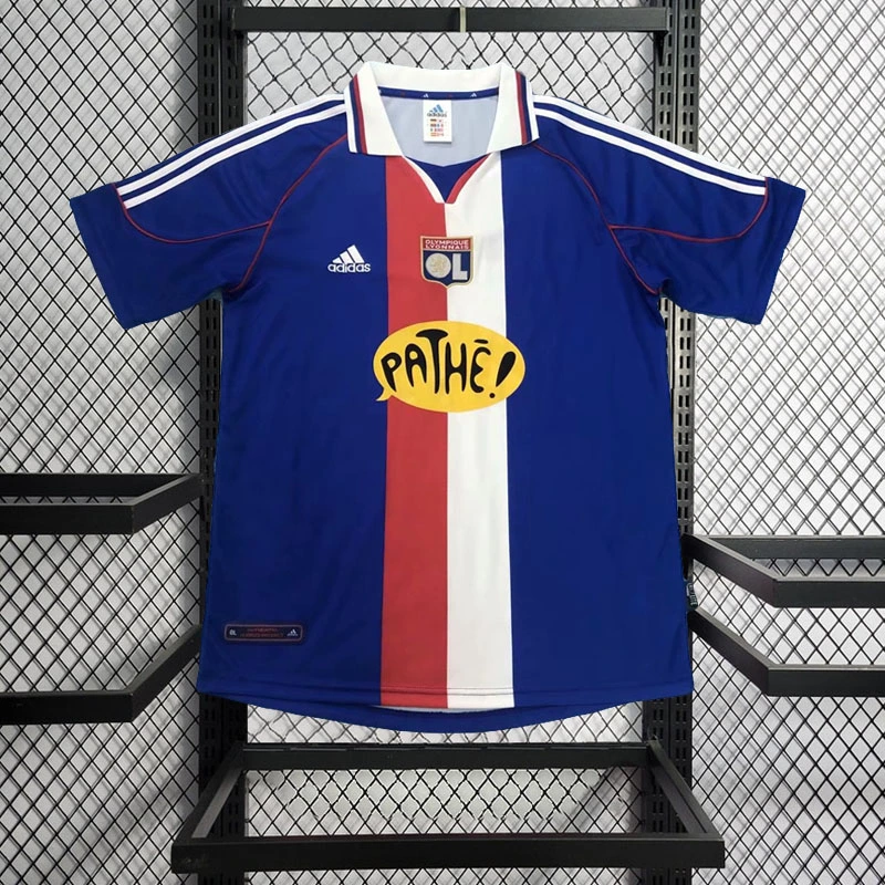 Retro 2000-01 Lyon Away Football jersey retro