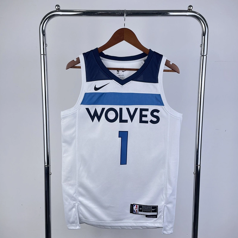 2023 NBA Minnesota Timberwolves 1 Anderson Basketball Jersey