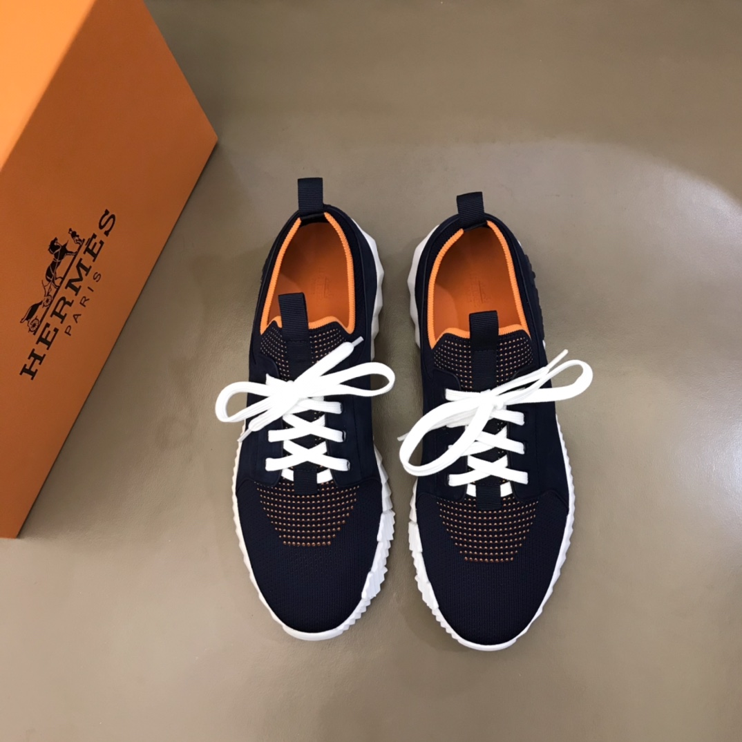HERMES DEPART SNEAKER DARK BLUE