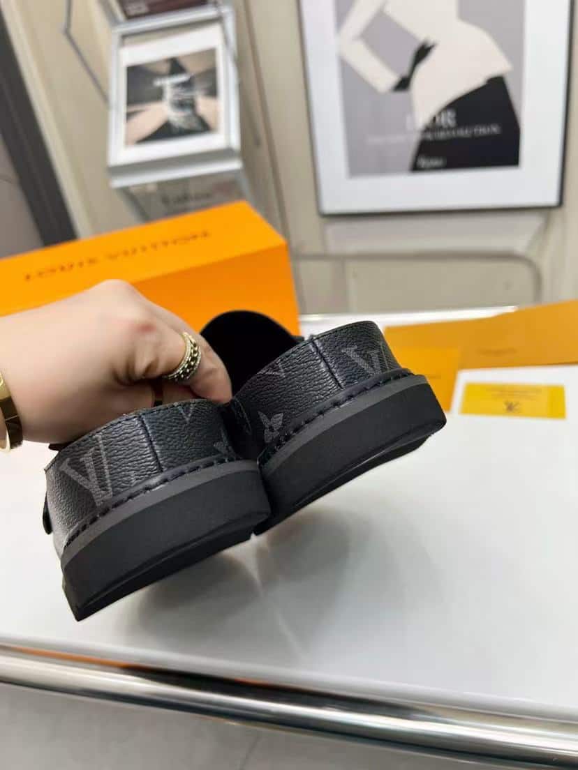 Louis Vuitton Easy Mule Monogram Eclipse