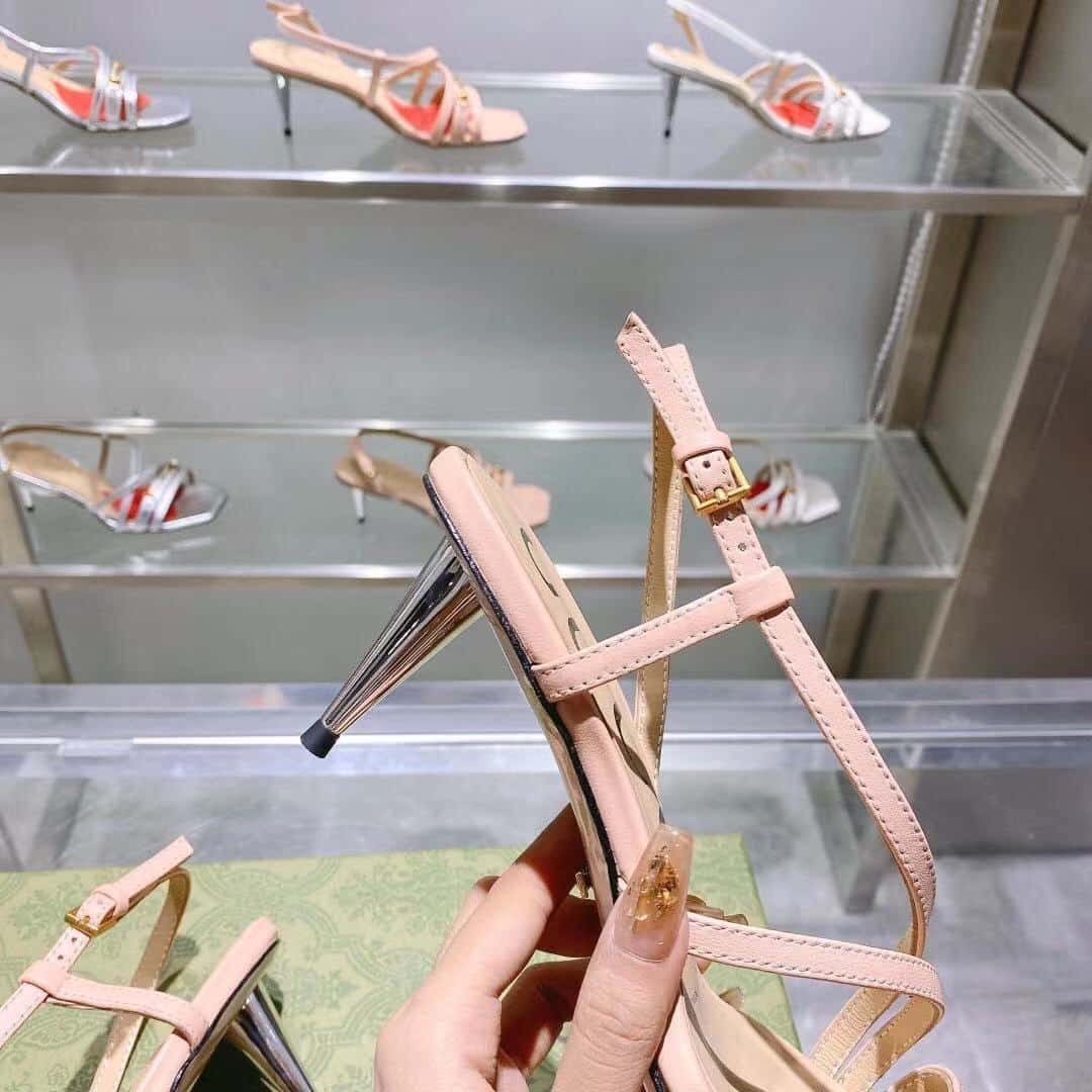 Gucci Rose Gold Mid Heel