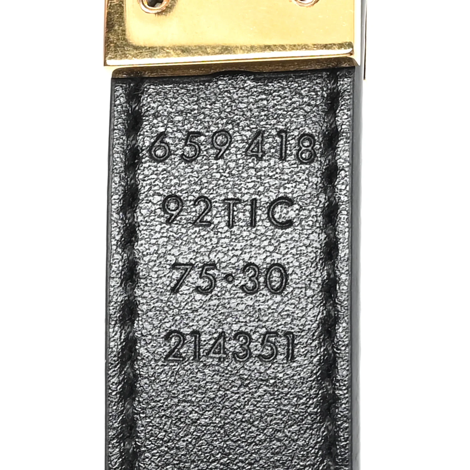 Calfskin GG Supreme Monogram Double G Reversible 20mm Belt 75 30 Beige Ebony Black