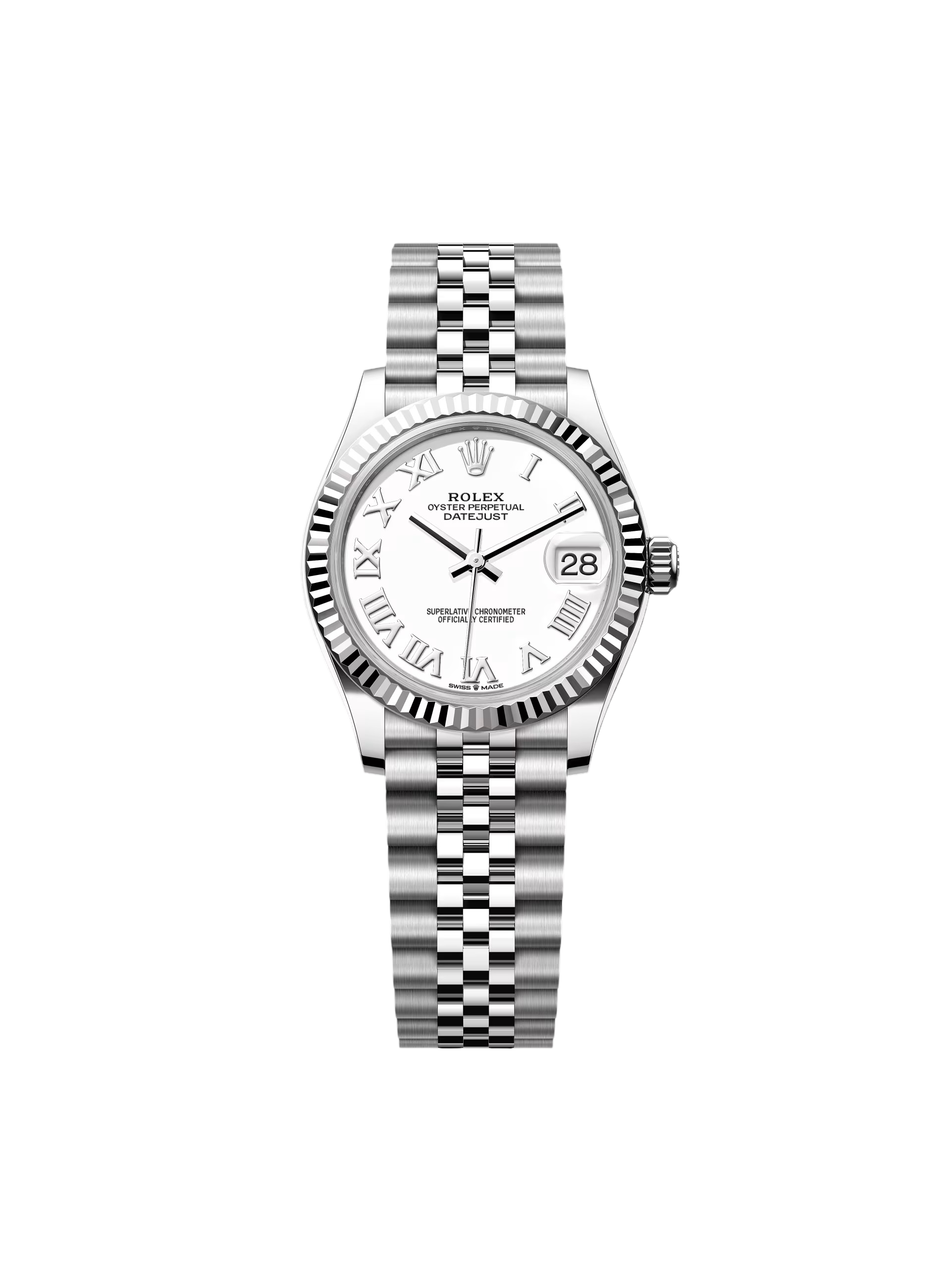 Rolex Datejust m278274-0009/0010 White 31mm Dial Oyster Watch