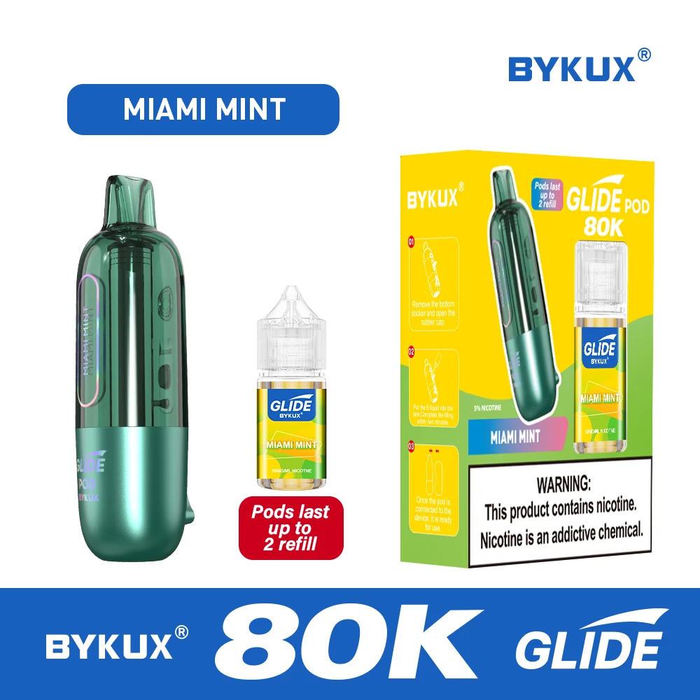 BYKUX GLIDE 80K Puffs 5% Nicotine Replacement Pod