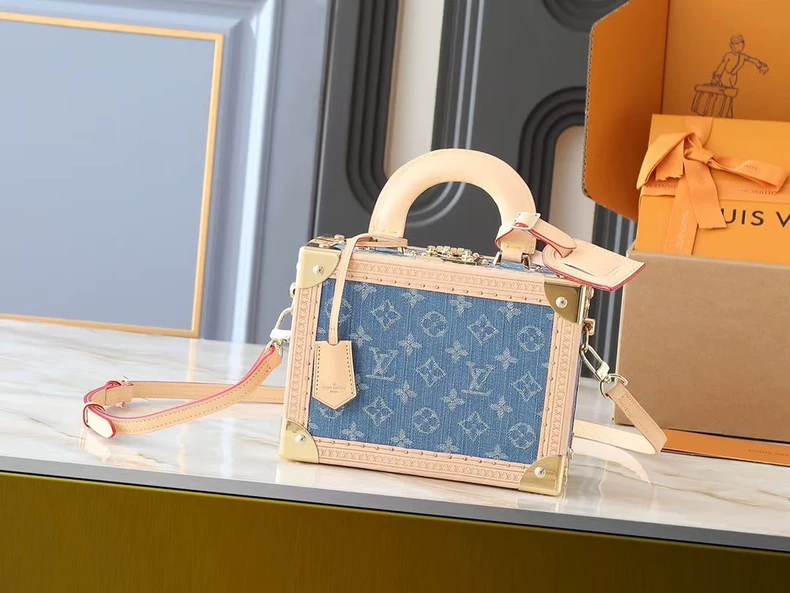 Louis Vuitton M24161 Petite Valise Denim Blue