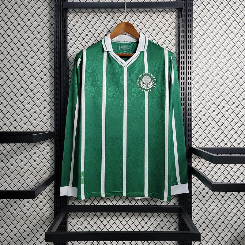 Retro 1993 Palmeiras Home long-sleeved Football jersey retro