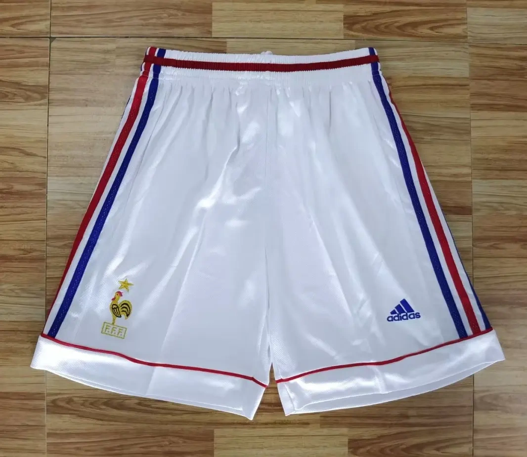 retro 1998 Shorts France Home retro football jersey