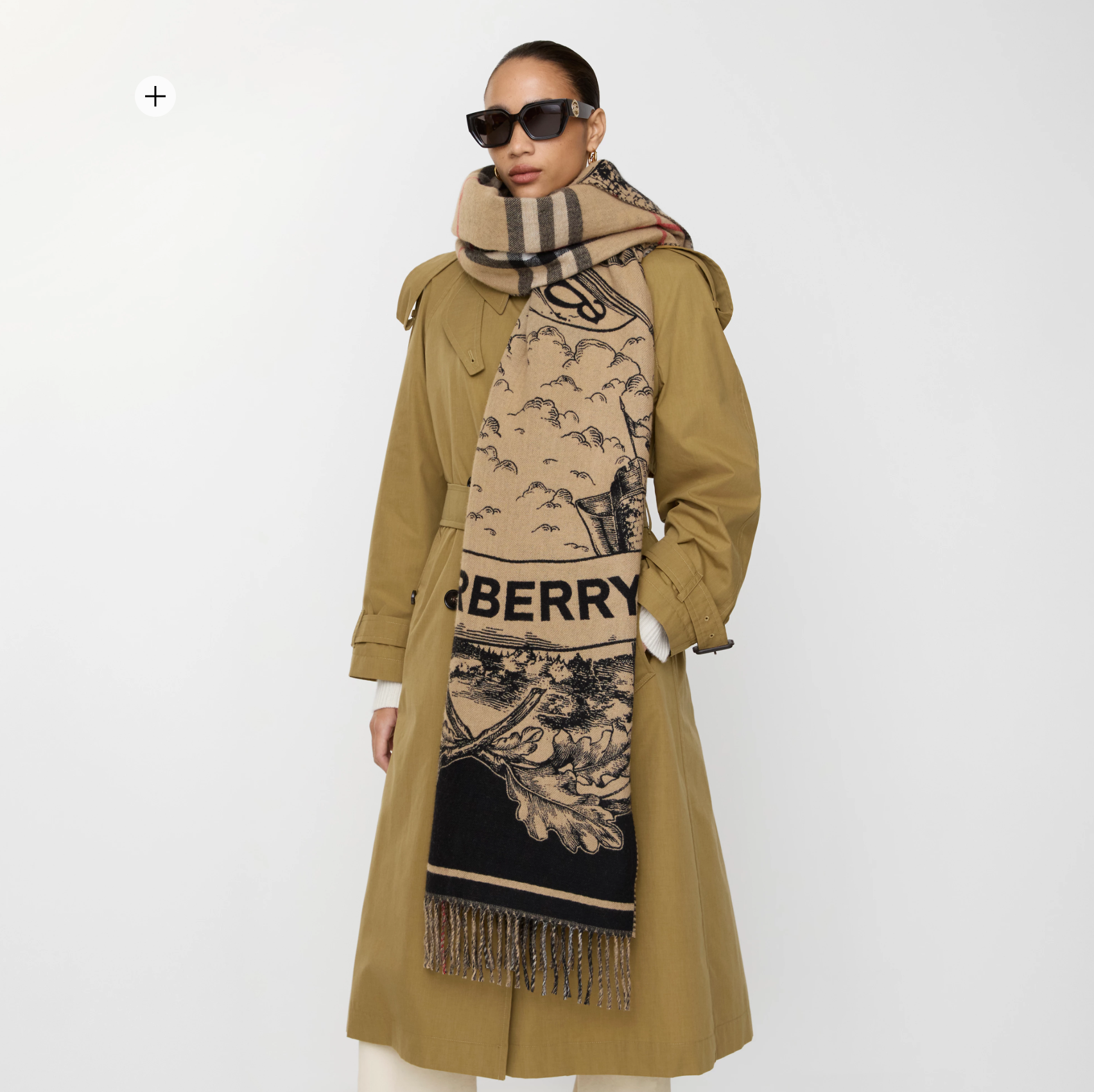 Burberry Reversible Cashmere Scarf