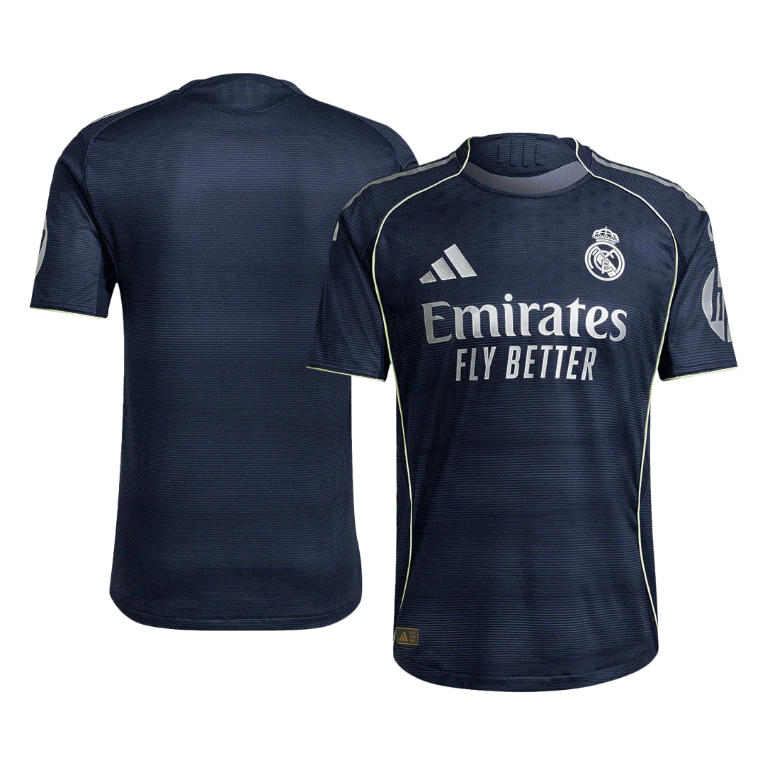 Real Madrid Player Version Away Soccer Jersey 2025/26 Navy