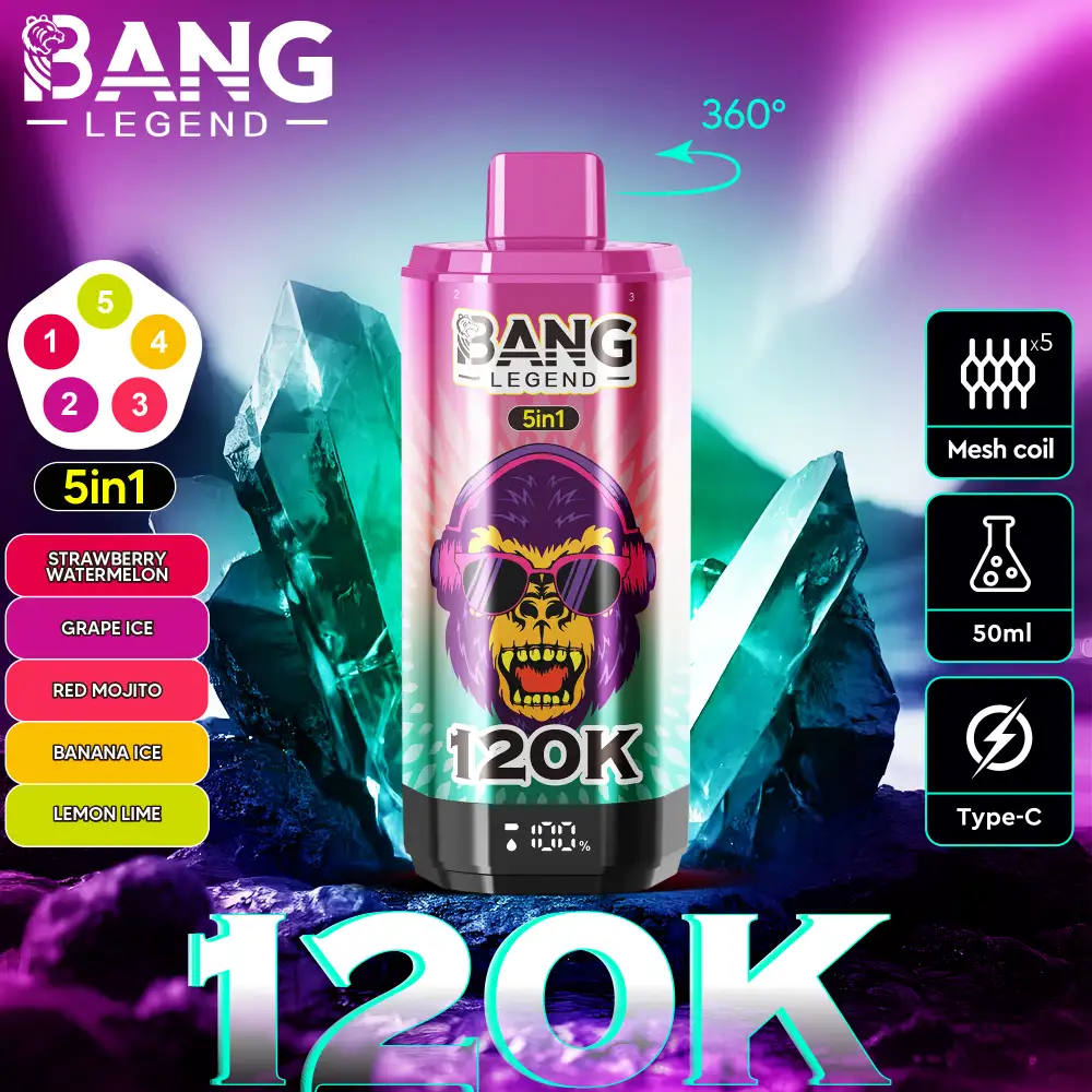 Bang Legend 120K Ultimate 5-in-1 Disposable Vape