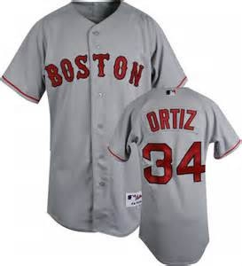 David Ortiz Boston Red Sox Grey Stitched MLB Jersey
