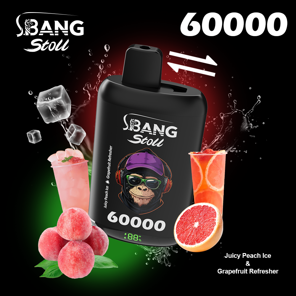 Bang Stoll 60K Puffs 2-in-1 Prefilled Vape | Dual Flavor, Rechargeable