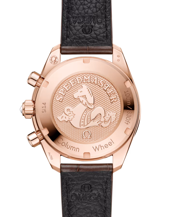 Omega Speedmaster 38 Brown Dial with 38mm Diamonds Sedna™18k Rose Gold Strap 324.58.38.50.63.001