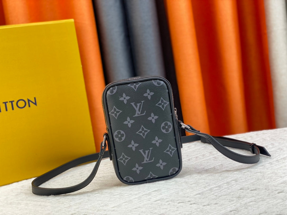 Louis Vuitton Danube Ppm Trunk Print Monogram Eclipse 17Cm M45928