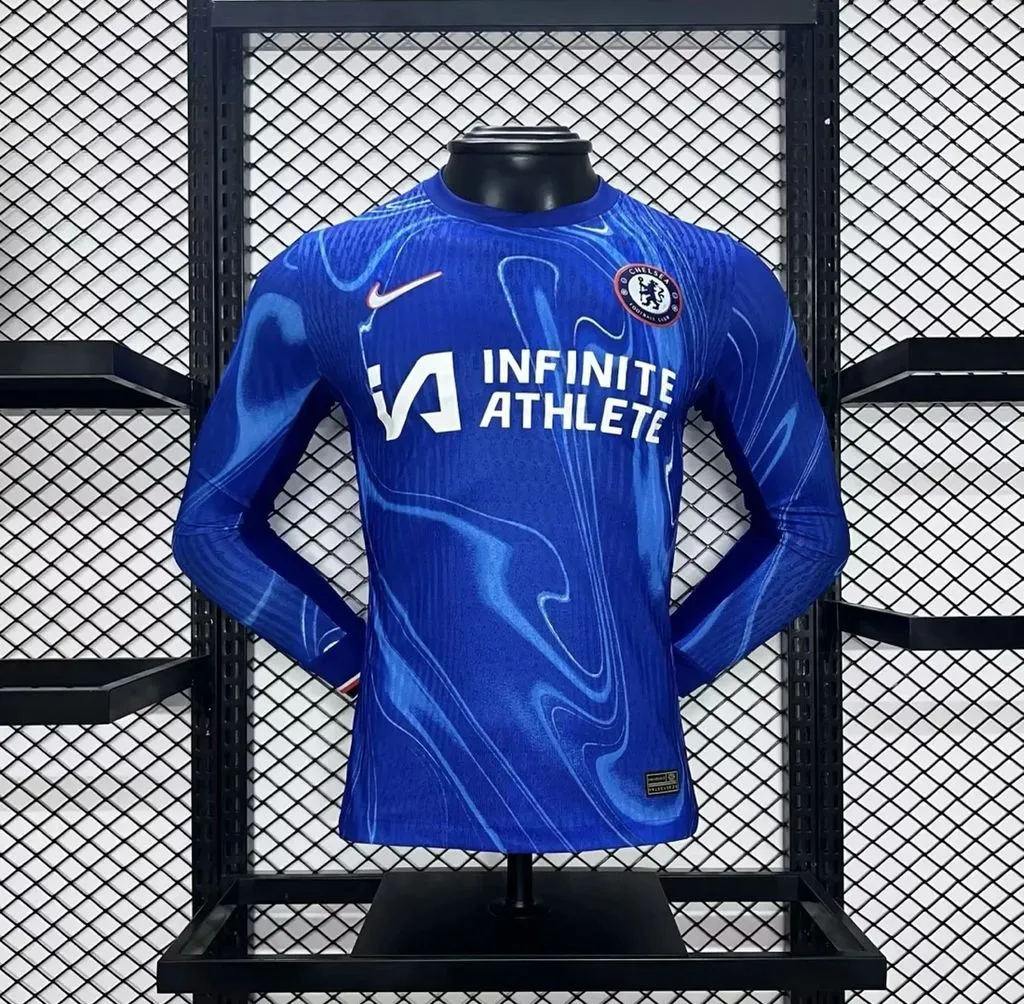 PLAYER 2024-25 Chelsea Long Sleeve Home Football jersey