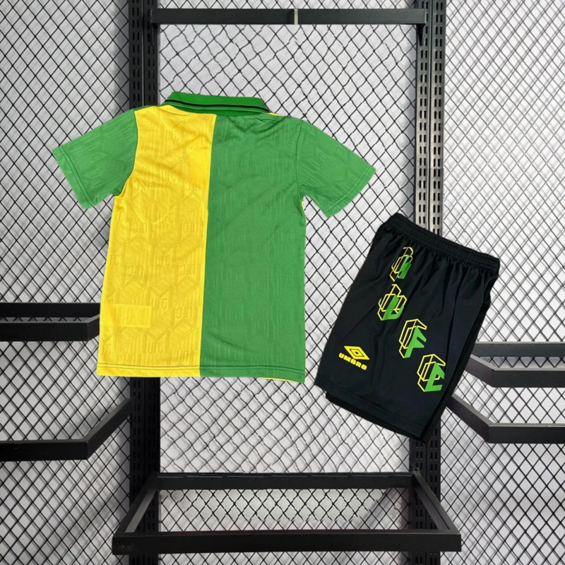 Retro KIDS 1992-94 KIDS Manchester United away CANTONA HUGHES KEANE Football jersey retro