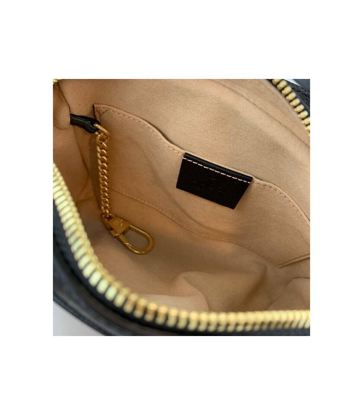 Gucci Ophidia Leather Mini Bag Black