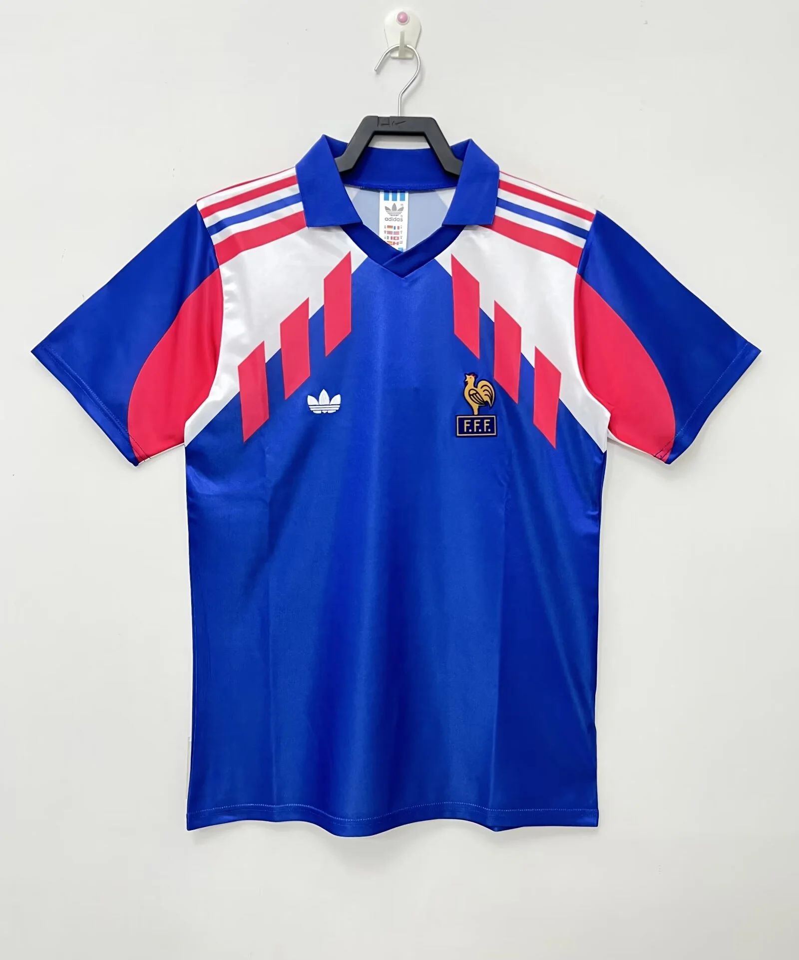 retro 1990 France home World Cup football jersey retro