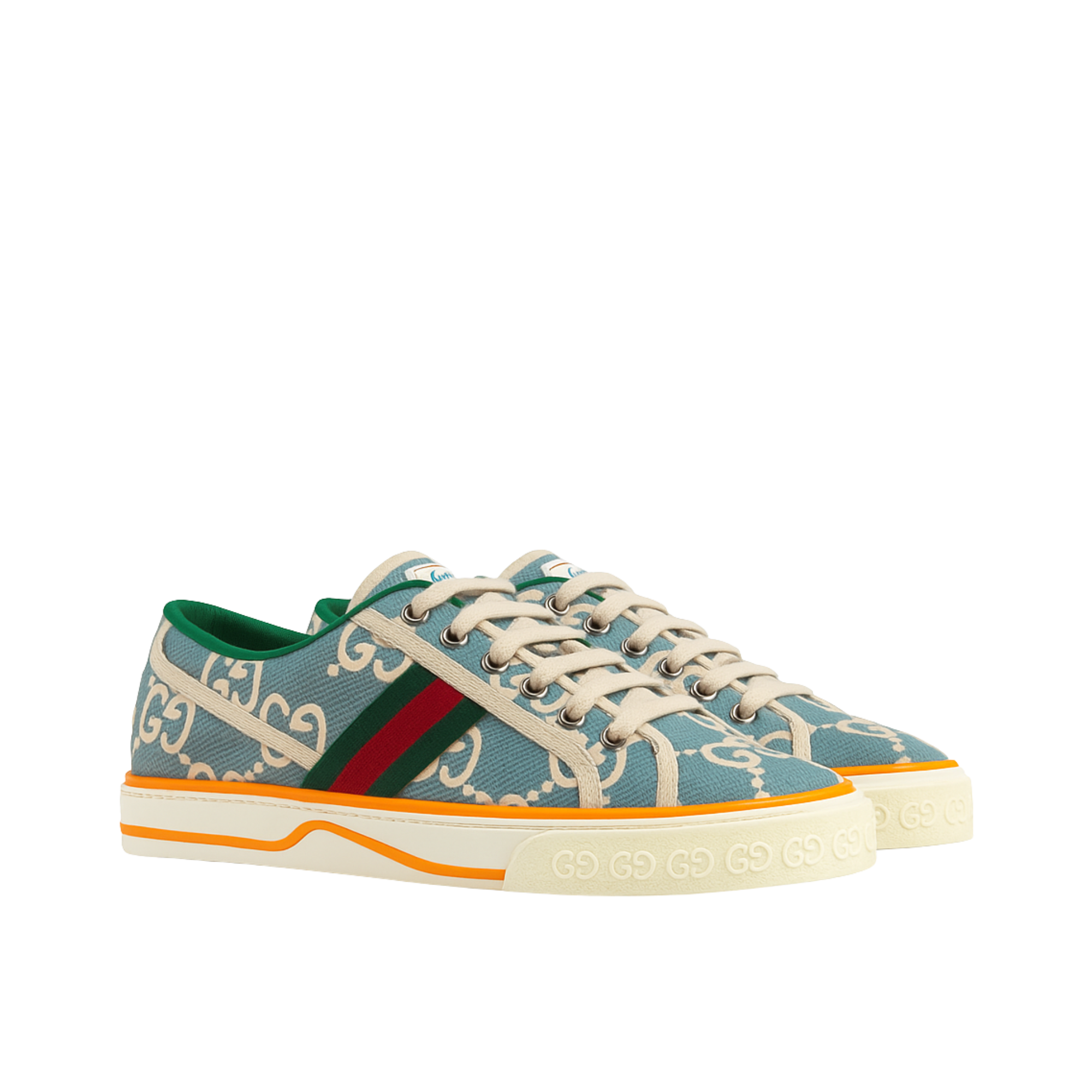 Gucci Women’S Tennis 1977 Sneaker Light Blue 606110 H0G10 3460