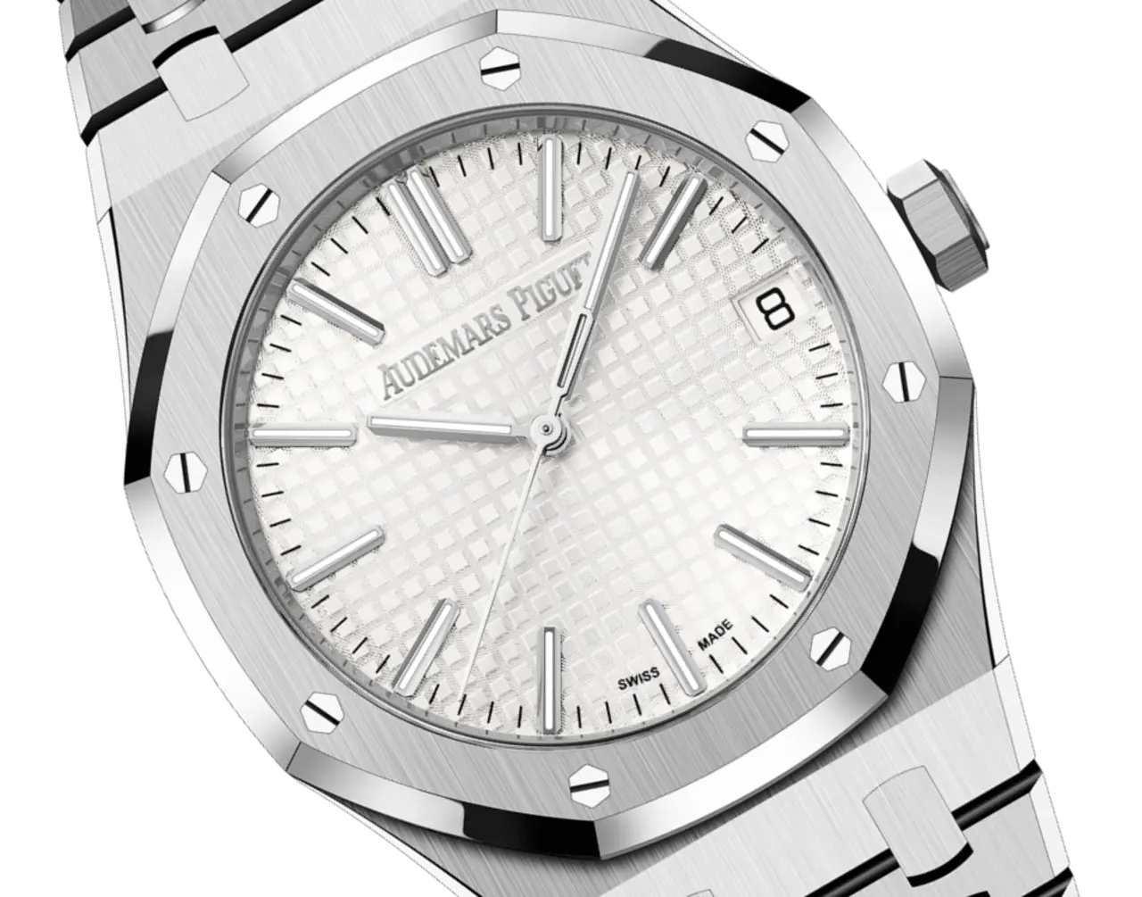 Audemars Piguet ROYAL OAK Silver-Toned Dial 41mm 15510ST.OO.1320ST.03