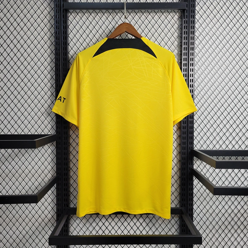 2023-24 PSG yellow training  Football jersey