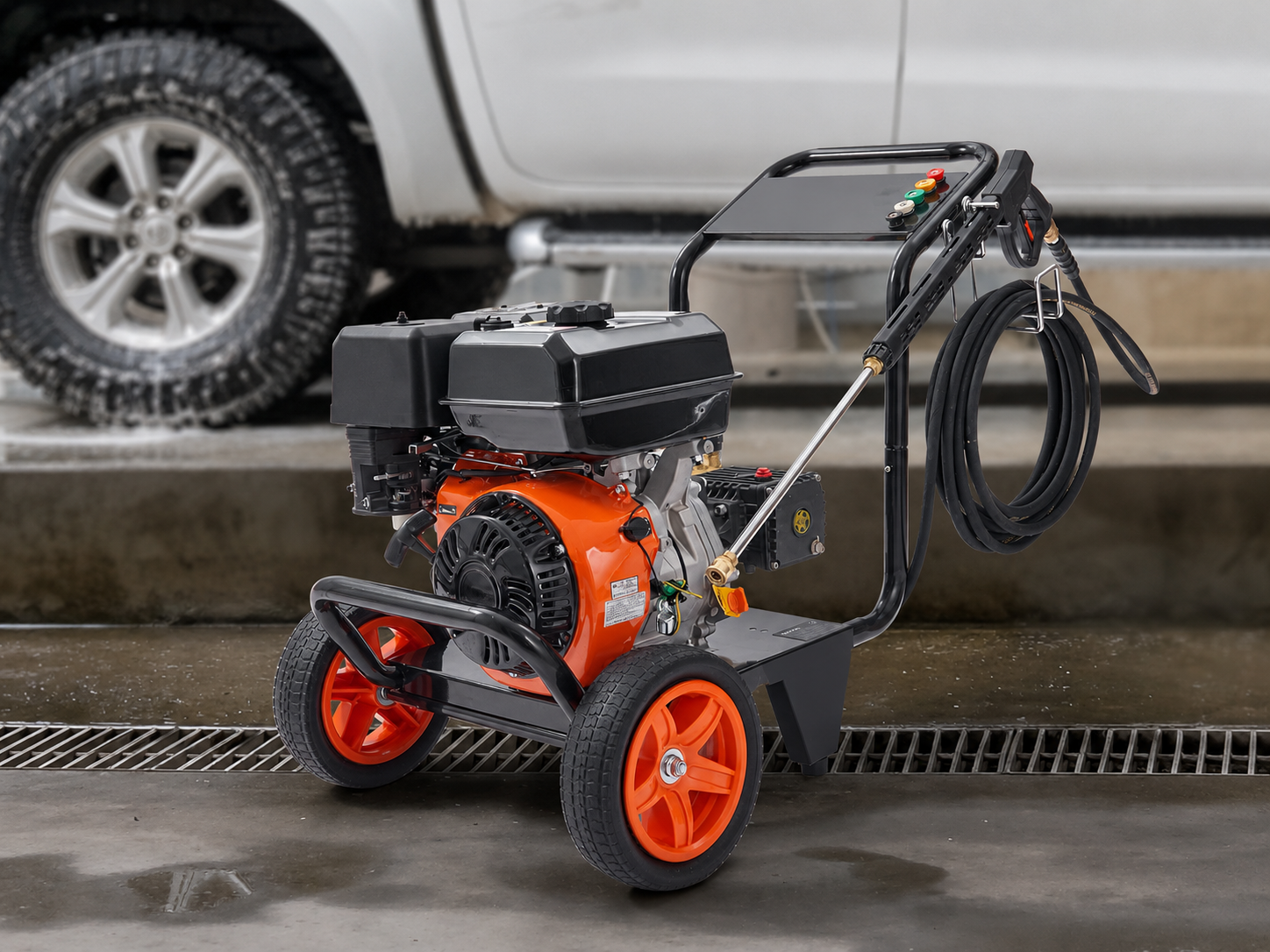 🔥Clearance Sale🔥4400 PSI Gas Pressure Washer – Heavy-Duty Outdoor Cleaning Machine