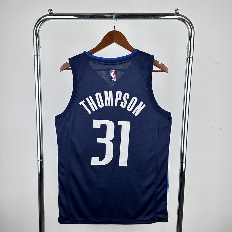 2021 NBA Dallas Mavericks 31 THOMPSON Basketball Jersey
