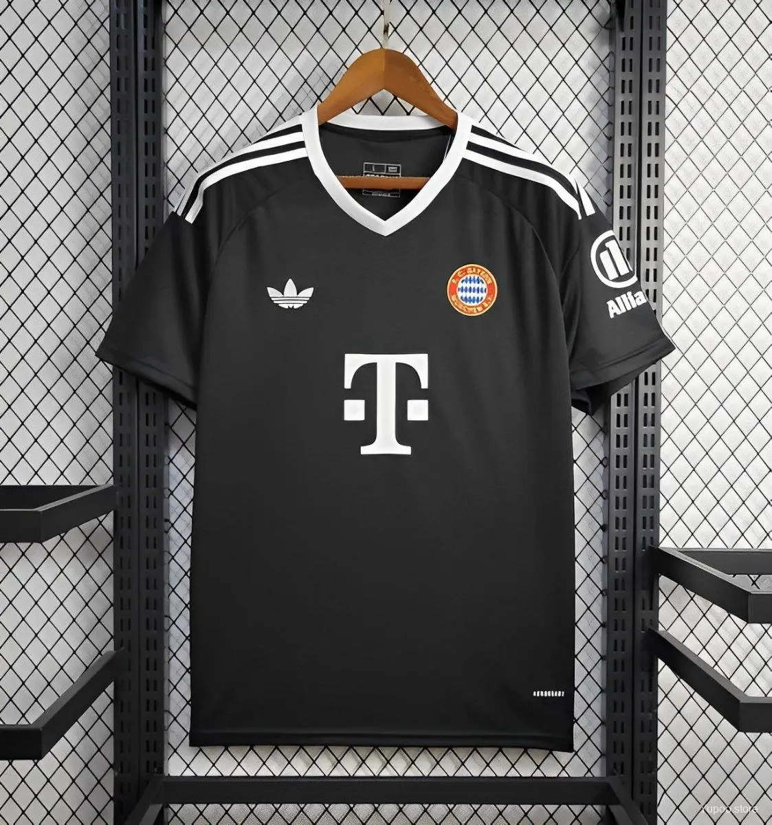 2024-25 Bayern Munchen Third Black Goalkeeper football jersey