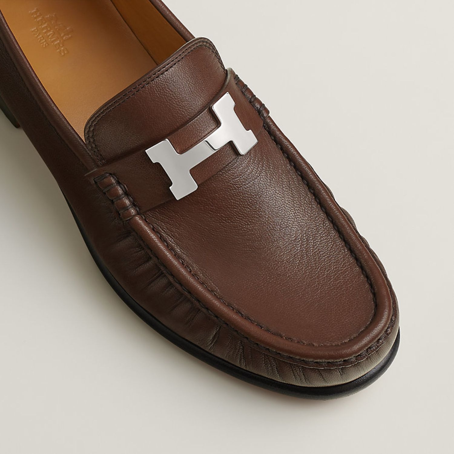 HERMES KARLO LOAFER MARRON PECAN