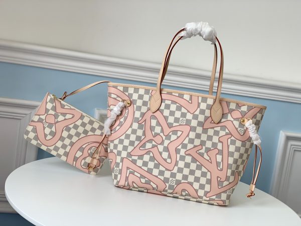 Louis Vuitton N41050 Damier Azur Tahitienne Neverfull MM