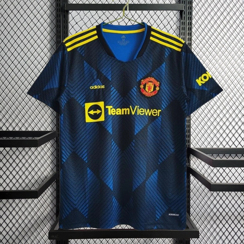 Retro 2021-22 Manchester United 2 away Football jersey Retro