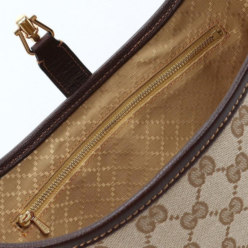 Gucci Jackie 1961 Medium Shoulder Bag 31.5cm/12.4in Sand And Brown ‎863136