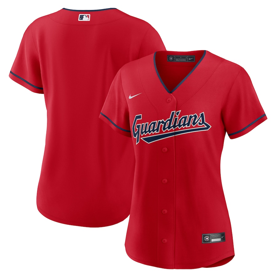 Cleveland Guardians Women's Alternate Team Jersey Red