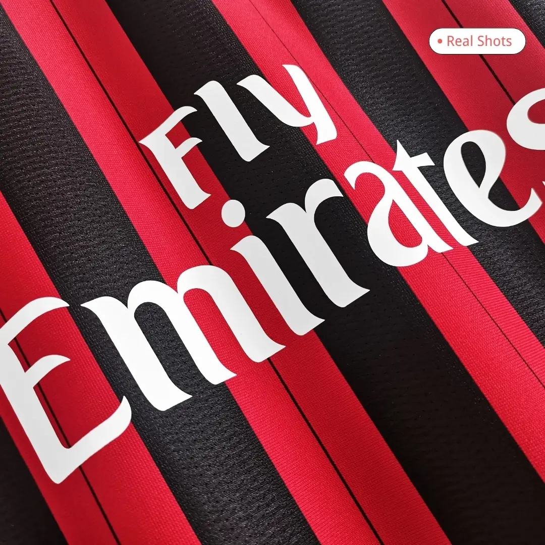 KAKA' #22 Retro AC Milan 2013/14 Home Long Sleeve UCL Jersey