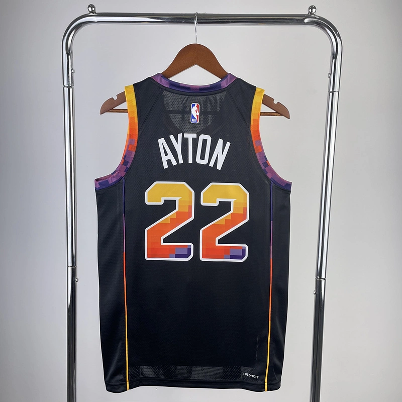 2023 NBA Phoenix Suns 22 AYTON Basketball Jersey