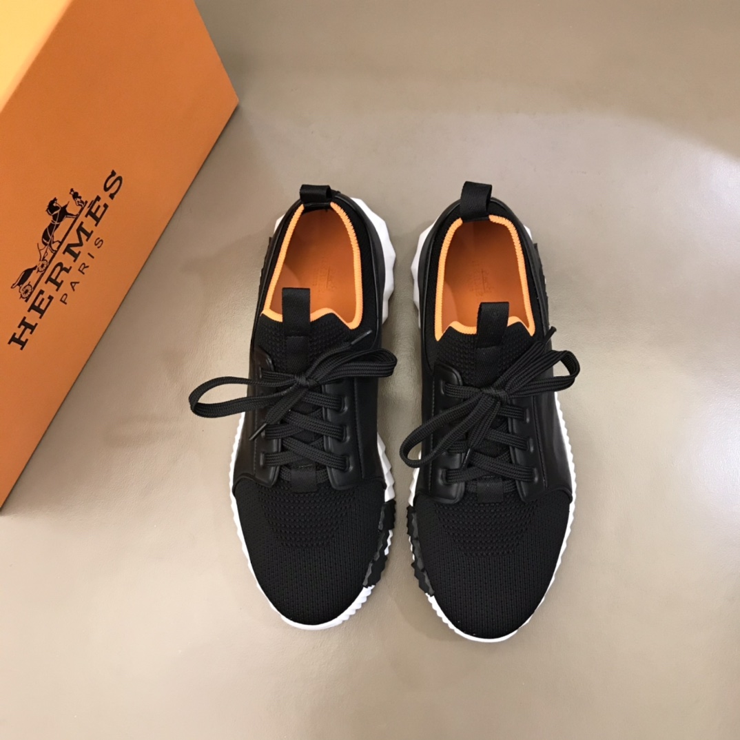 HERMES DEPART SNEAKER BLACK