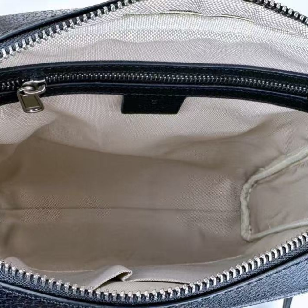 Gucci Ophidia Small Messenger Bag Beige And Blue Gg Supreme 23cm ‎547926 96iwn 4076