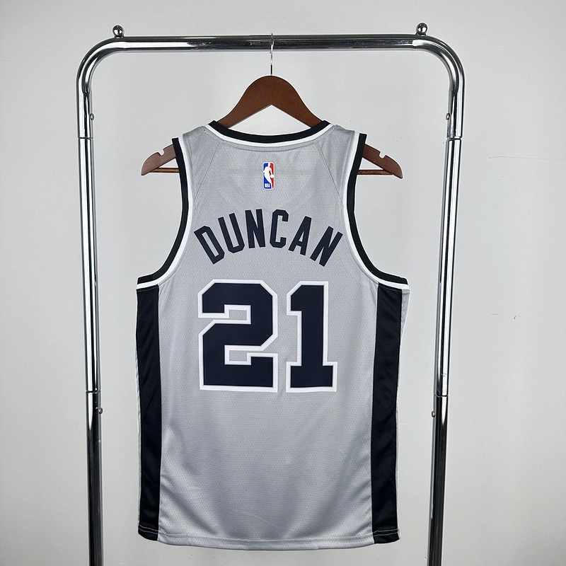2021 NBA San Antonio Spurs 21 DUNCAN Basketball Jersey