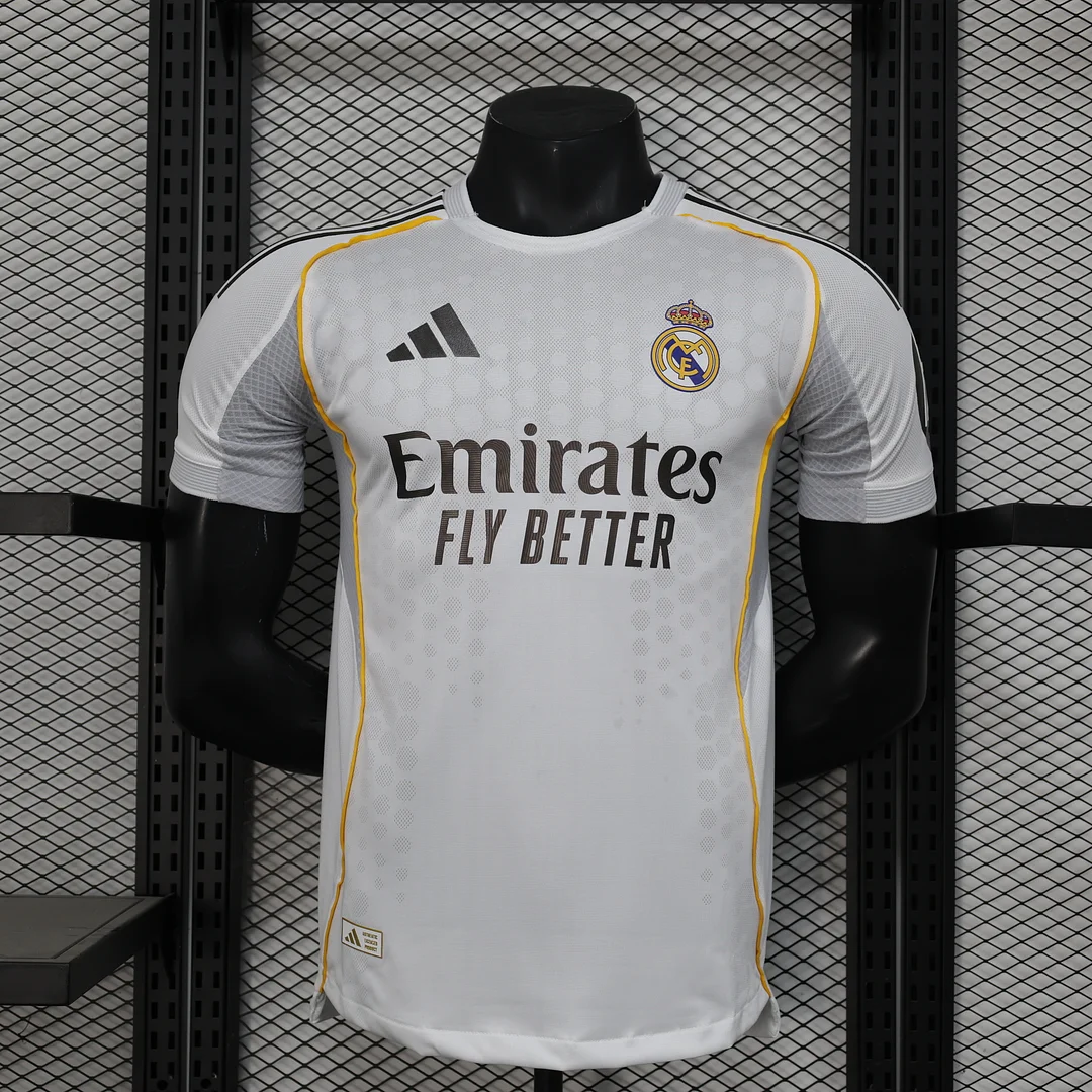 2025/2026 La Liga Real Madrid Team Home Football Jersey Player Version